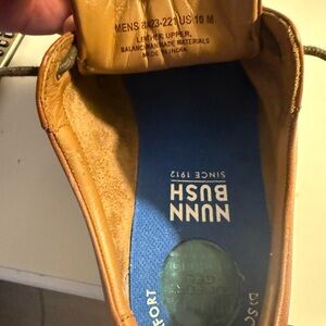 Nunn Bush Tan Leather Comfort Shoes